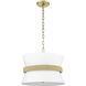 Kimbry 3 Light 16.1 inch Vintage Brass Indoor Pendant Ceiling Light